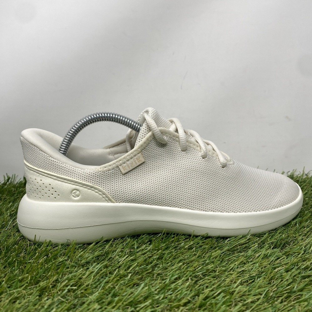 Kizik Madrid Eco Knit Shoes White Marshmallow Comfortable US Mens 5.5 / Womens 7